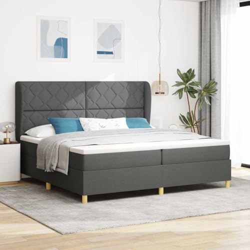 Qnhdfrt Taschenfederkernmatratze 100x200 cm Grau mit Bettgestell Boxspringbett aus Atmungsaktivem Polyester für Gästezimmer und Schlafzimmer Qnhdfrt Taschenfederkernmatratze 100x200 cm Grau mit Bettgestell Boxspringbett aus Atmungsaktivem Polyester für Gästezimmer und Schlafzimmer von Qnhdfrt
