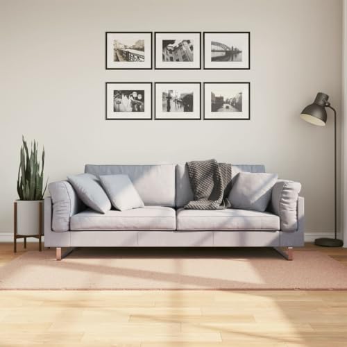 Qnhdfrt Teppich HUARTE weich und flauschig 100% Polyester Blassrosa 100x200 cm rutschfeste Rückseite maschinenwaschbar für Wohnzimmer Schlafzimmer und Flur Qnhdfrt Teppich HUARTE weich und flauschig 100% Polyester Blassrosa 100x200 cm rutschfeste Rückseite maschinenwaschbar für Wohnzimmer Schlafzimmer und Flur von Qnhdfrt