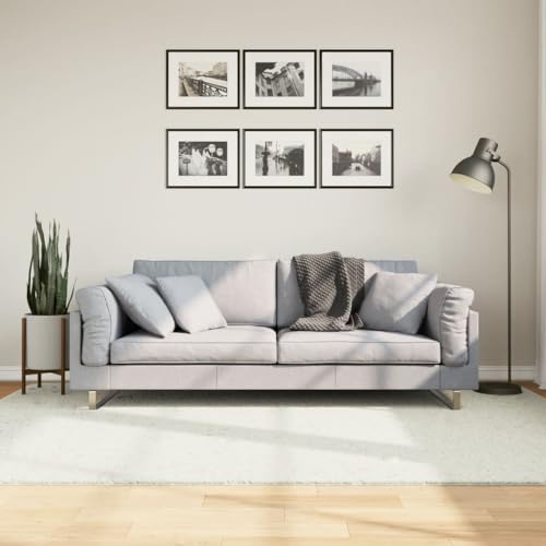 Qnhdfrt Teppich Oviedo Kurzflor Creme 160x230 cm weicher Wohnzimmerteppich aus 100% Polyester mit kuscheliger Textur für Wohnzimmer, Schlafzimmer und Flur Qnhdfrt Teppich Oviedo Kurzflor Creme 160x230 cm weicher Wohnzimmerteppich aus 100% Polyester mit kuscheliger Textur für Wohnzimmer, Schlafzimmer und Flur von Qnhdfrt