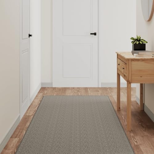 Qnhdfrt Teppichläufer Sisal-Optik Silbern 80x150 cm - Weicher, saugfähiger Flurteppich aus Polypropylen mit Rutschfester Unterlage für Wohnzimmer, Flur und Küche Qnhdfrt Teppichläufer Sisal-Optik Silbern 80x150 cm - Weicher, saugfähiger Flurteppich aus Polypropylen mit Rutschfester Unterlage für Wohnzimmer, Flur und Küche von Qnhdfrt