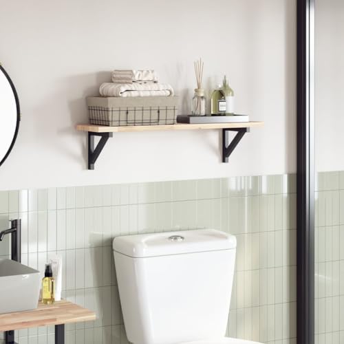 Qnhdfrt Tischplatte 100x20 cm Massive Akazie Unbehandelt Rechteckig Moderner Holztabletop zum Auffrischen von Esstisch Schreibtisch & Küchenarbeitsplatte für Wohnzimmer Garten Balkon von Qnhdfrt
