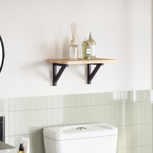 Qnhdfrt Tischplatte 60x30 cm Rechteckig Massiv Akazie Unbehandelt Küche Arbeitsplatte Schreibtischplatte Modernes Design Robust und Langlebig für Home Office Balkon Küche von Qnhdfrt