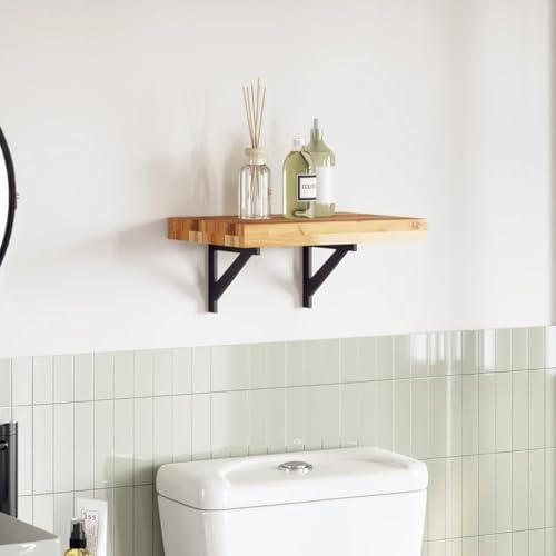 Qnhdfrt Tischplatte 60x30 cm aus massiver Akazie unbehandelt Moderne Holzplatte für Küche Büro Bistrotisch Outdoor und Wohnzimmer von Qnhdfrt