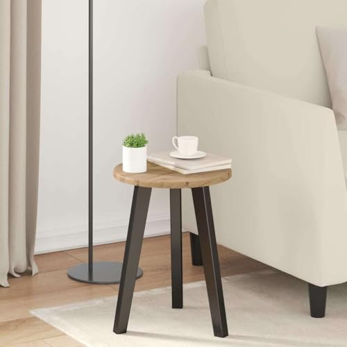 Qnhdfrt Tischplatte Eiche handwerklich 30 x 30 x 1,5 cm Holzwerkstoff Mini Tabletop als Arbeitsplatte Küche oder Schreibtischplatte Modernes Design Langlebig für Wohnzimmer Büro Balkon von Qnhdfrt