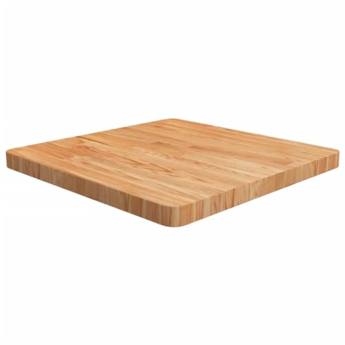 Qnhdfrt Tischplatte Quadratisch 60x60x4cm Massivholz Eiche Hellbraun Behandelte Oberfläche Rustikales Design für Couchtisch Beistelltisch Bartisch Qnhdfrt Tischplatte Quadratisch 60x60x4cm Massivholz Eiche Hellbraun Behandelte Oberfläche Rustikales Design für Couchtisch Beistelltisch Bartisch von Qnhdfrt