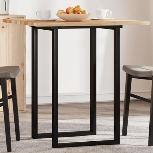 Qnhdfrt Tischplatte Quadratisch 70x70x2 cm Massives Akazienholz Naturöl Langlebig & Robust für Esstisch Bistrotisch Couchtisch und Outdoor von Qnhdfrt