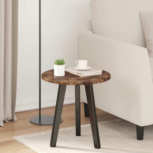 Qnhdfrt Tischplatte Räuchereiche 40 x 40 x 1,5 cm Holzwerkstoff Modernes Design Robuste Arbeitsplatte für Büro Küche Esstisch von Qnhdfrt
