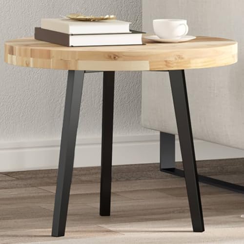 Qnhdfrt Tischplatte Rund Ø50x4 cm aus massivem Akazienholz Natürliche unbehandelte Oberfläche Langlebig & vielseitig für Esstische Bistrotische und Couchtische Qnhdfrt Tischplatte Rund Ø50x4 cm aus massivem Akazienholz Natürliche unbehandelte Oberfläche Langlebig & vielseitig für Esstische Bistrotische und Couchtische von Qnhdfrt