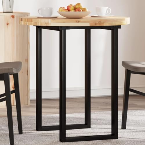 Qnhdfrt Tischplatte Rund Ø70x4 cm aus massivem Akazienholz Robuste und langlebige Arbeitsplatte für Esstisch Bistrotisch oder Couchtisch Qnhdfrt Tischplatte Rund Ø70x4 cm aus massivem Akazienholz Robuste und langlebige Arbeitsplatte für Esstisch Bistrotisch oder Couchtisch von Qnhdfrt