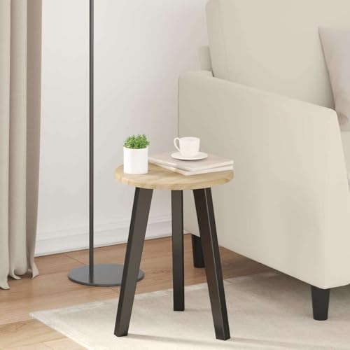 Qnhdfrt Tischplatte Sonoma Eiche 30 x 30 cm Holzwerkstoff 1,5 cm Stärke Matte schicke Holzplatte Modernes Design Robust und Langlebig für Küche Esszimmer Büro und Balkon von Qnhdfrt