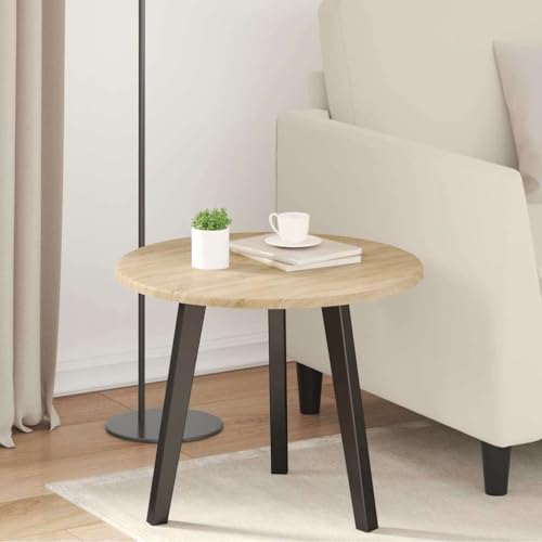 Qnhdfrt Tischplatte Sonoma Eiche 50x50 cm Holzwerkstoff 1,5 cm Stärke Moderner Couchtischplatte mit Robuster Arbeitsfläche und Minimalistischem Design für Esszimmer Home Office Büro von Qnhdfrt