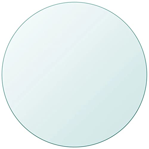Qnhdfrt Tischplatte aus gehärtetem Glas rund 900 mm Durchmesser 10 mm Dicke Transparent für Esstische Couchtische und Gartentische Langlebig und Kratzfest Modernes Design Qnhdfrt Tischplatte aus gehärtetem Glas rund 900 mm Durchmesser 10 mm Dicke Transparent für Esstische Couchtische und Gartentische Langlebig und Kratzfest Modernes Design von Qnhdfrt