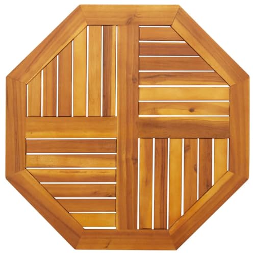 Qnhdfrt Tischplatte aus massivem Akazienholz 70 x 70 x 2 cm Achteckig Langlebig & Pflegeleicht mit Naturöl Finish Rustikales Design für Garten Küche und Wohnbereich Qnhdfrt Tischplatte aus massivem Akazienholz 70 x 70 x 2 cm Achteckig Langlebig & Pflegeleicht mit Naturöl Finish Rustikales Design für Garten Küche und Wohnbereich von Qnhdfrt