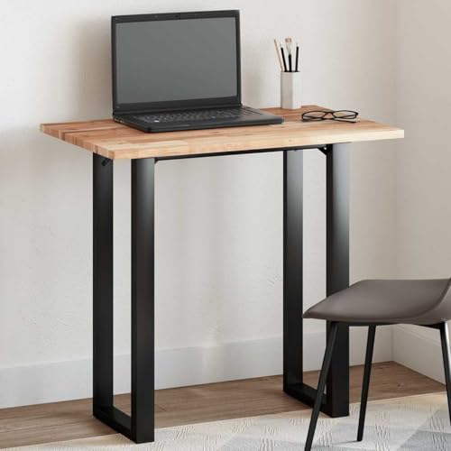 Qnhdfrt Tischplatte aus massivem Akazienholz 80 x 50 x 2 cm Rechteckige Tischplatte mit Naturöl Finish Robust und Langlebig für Esstische Bistrotische oder Couchtische von Qnhdfrt