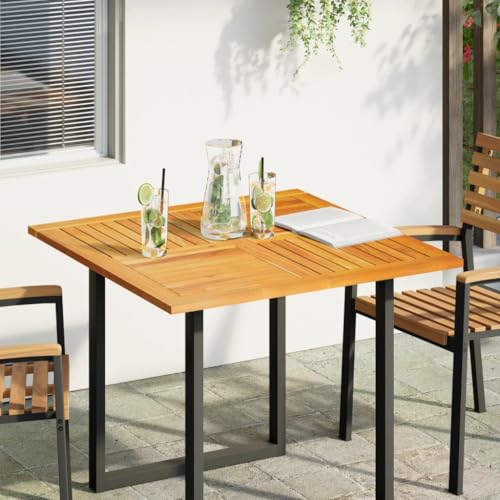 Qnhdfrt Tischplatte aus massivem Akazienholz 90 x 90 x 2,2 cm Quadratische Ersatztischplatte mit rustikalem Design Langlebig und pflegeleicht für Garten Küche und Wohnbereich Qnhdfrt Tischplatte aus massivem Akazienholz 90 x 90 x 2,2 cm Quadratische Ersatztischplatte mit rustikalem Design Langlebig und pflegeleicht für Garten Küche und Wohnbereich von Qnhdfrt