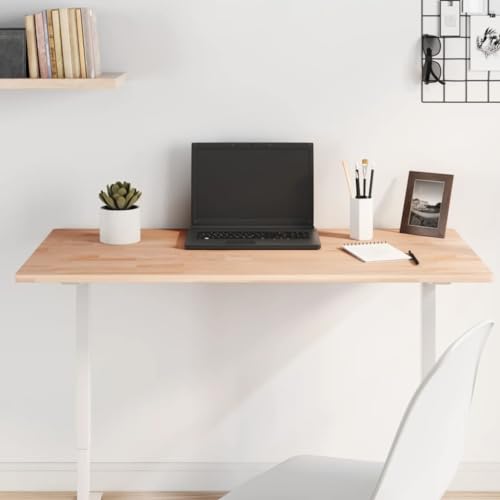 Qnhdfrt Tischplatte aus massivem Buchenholz 100 x 60 x 1 5 cm Rechteckige Arbeitsplatte für Bartisch Beistelltisch und Möbelprojekte Natürliche Maserung Einfache Reinigung von Qnhdfrt