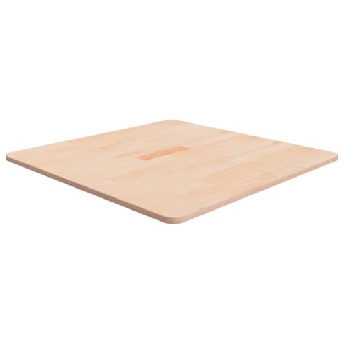 Qnhdfrt Tischplatte aus massivem Eichenholz 70 x 70 x 1 5 cm Rustikale unbehandelte Tischplatte für Couchtisch Beistelltisch und Bartisch Qnhdfrt Tischplatte aus massivem Eichenholz 70 x 70 x 1 5 cm Rustikale unbehandelte Tischplatte für Couchtisch Beistelltisch und Bartisch von Qnhdfrt