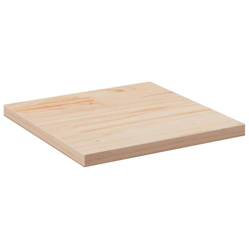 Qnhdfrt Tischplatte aus massivem Kiefernholz 40 x 40 x 2,5 cm Naturbelassen Quadratisch Rustikale Optik mit abgerundeten Ecken für Couchtische Beistelltische und mehr Qnhdfrt Tischplatte aus massivem Kiefernholz 40 x 40 x 2,5 cm Naturbelassen Quadratisch Rustikale Optik mit abgerundeten Ecken für Couchtische Beistelltische und mehr von Qnhdfrt