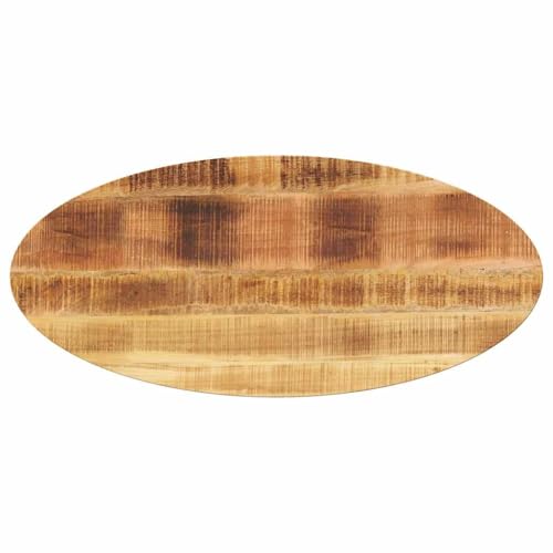 Qnhdfrt Tischplatte aus massivem Mangoholz 110 x 40 x 3,8 cm Oval Robust und Langlebig mit Natürlicher Maserung Ersatztischplatte für Küche Esszimmer und Outdoor Qnhdfrt Tischplatte aus massivem Mangoholz 110 x 40 x 3,8 cm Oval Robust und Langlebig mit Natürlicher Maserung Ersatztischplatte für Küche Esszimmer und Outdoor von Qnhdfrt