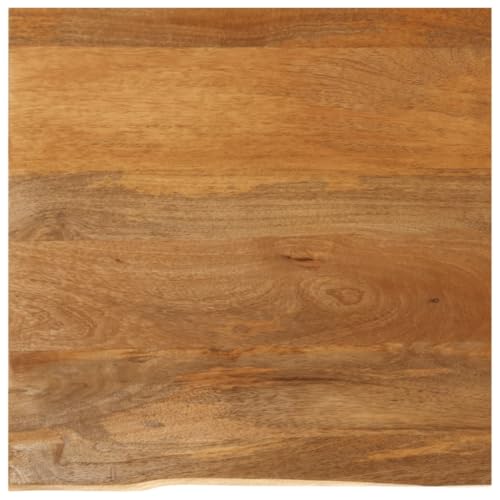 Qnhdfrt Tischplatte aus massivem Mangoholz 40 x 40 x 2 5 cm mit rustikaler Naturkante Robuste Arbeitsplatte für Küche Büro und Outdoor Qnhdfrt Tischplatte aus massivem Mangoholz 40 x 40 x 2 5 cm mit rustikaler Naturkante Robuste Arbeitsplatte für Küche Büro und Outdoor von Qnhdfrt