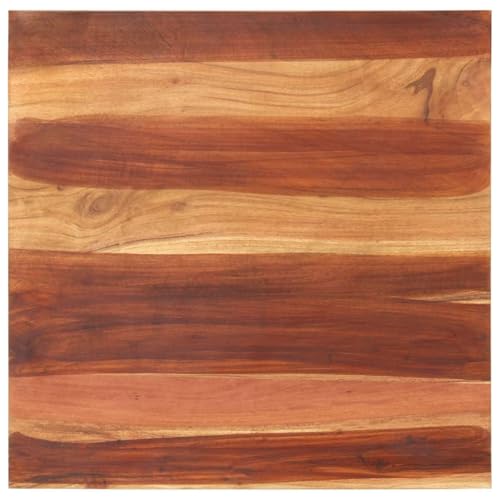 Qnhdfrt Tischplatte aus massivem Palisanderholz 70 x 70 cm Rustikale Tischplatte mit natürlicher Maserung Langlebig und pflegeleicht für Esszimmer Café und Outdoor von Qnhdfrt