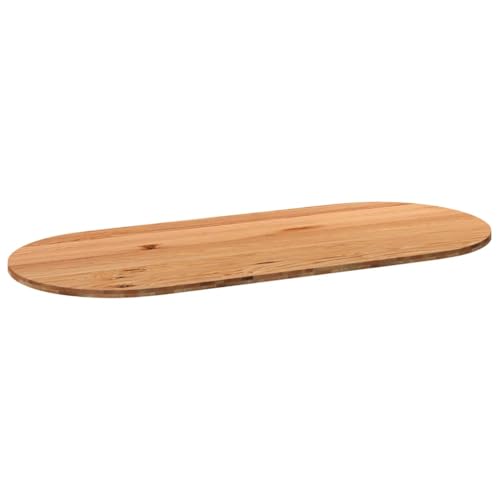 Qnhdfrt Tischplatte aus massiver Eiche 280 x 120 x 4 cm ovale Esstischplatte robuste Arbeitsplatte mit natürlicher Maserung für Küche Garten und Gewerbe Qnhdfrt Tischplatte aus massiver Eiche 280 x 120 x 4 cm ovale Esstischplatte robuste Arbeitsplatte mit natürlicher Maserung für Küche Garten und Gewerbe von Qnhdfrt