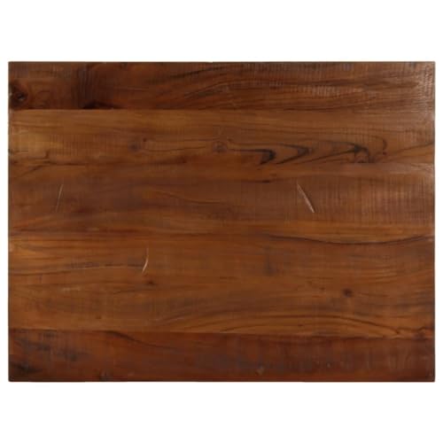 Qnhdfrt Tischplatte aus recyceltem Massivholz 70 x 50 x 3,8 cm Rustikale Arbeitsplatte für Küche Esszimmer oder Outdoor Bereich als Schreibtischplatte und Bistrotisch Qnhdfrt Tischplatte aus recyceltem Massivholz 70 x 50 x 3,8 cm Rustikale Arbeitsplatte für Küche Esszimmer oder Outdoor Bereich als Schreibtischplatte und Bistrotisch von Qnhdfrt