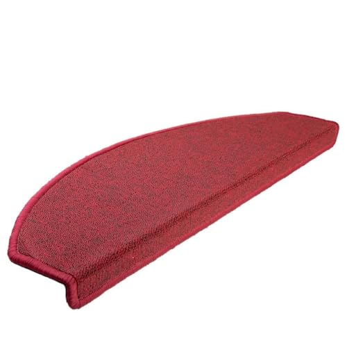 Qnhdfrt Treppenmatten Set 30 Stück Bordeauxrot 65x24x4 cm Stufenmatten aus 100% PP Getuftet Selbstklebend Antirutsch für Innentreppen Moderne Teppichstufen Qnhdfrt Treppenmatten Set 30 Stück Bordeauxrot 65x24x4 cm Stufenmatten aus 100% PP Getuftet Selbstklebend Antirutsch für Innentreppen Moderne Teppichstufen von Qnhdfrt