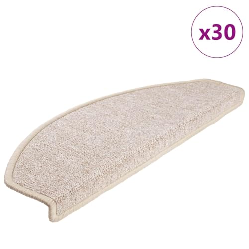 Qnhdfrt Treppenmatten Set 30 Stück Taupe 65x24x4 cm Stufenmatten aus 100% PP Getuftet mit Doppelseitigem Klebeband Antirutsch und Schalldämmend für Innenbereich Qnhdfrt Treppenmatten Set 30 Stück Taupe 65x24x4 cm Stufenmatten aus 100% PP Getuftet mit Doppelseitigem Klebeband Antirutsch und Schalldämmend für Innenbereich von Qnhdfrt