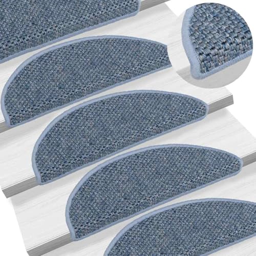 Qnhdfrt Treppenmatten selbstklebend 15 STK. 56x17 cm Sisal-Optik Blau Modern & Robust für Wohnflur Schlafzimmer & Büro Qnhdfrt Treppenmatten selbstklebend 15 STK. 56x17 cm Sisal-Optik Blau Modern & Robust für Wohnflur Schlafzimmer & Büro von Qnhdfrt