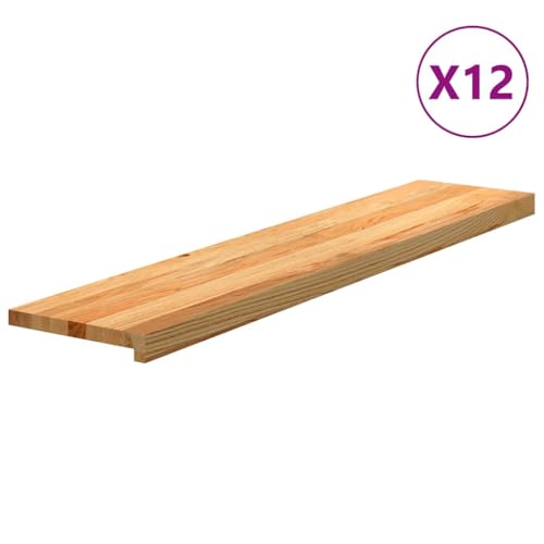 Qnhdfrt Treppenstufen aus Massivholz Eiche 120 x 30 x 2 cm Natürliche Maserung Robust & Langlebig für Innenbereich Fensterbank oder Treppe Qnhdfrt Treppenstufen aus Massivholz Eiche 120 x 30 x 2 cm Natürliche Maserung Robust & Langlebig für Innenbereich Fensterbank oder Treppe von Qnhdfrt