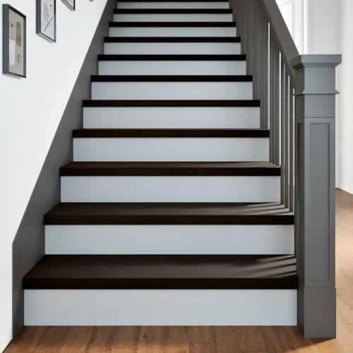 Qnhdfrt Treppenstufen aus Massivholz Eiche Dunkelbraun 100 x 30 x 2 cm Natürliche Maserung Robust & Langlebig als Fensterbank oder Stufenteppich für Wohnzimmer Flur und Schlafzimmer Qnhdfrt Treppenstufen aus Massivholz Eiche Dunkelbraun 100 x 30 x 2 cm Natürliche Maserung Robust & Langlebig als Fensterbank oder Stufenteppich für Wohnzimmer Flur und Schlafzimmer von Qnhdfrt