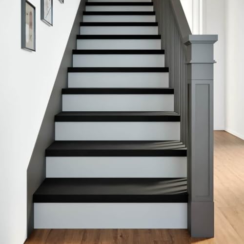 Qnhdfrt Treppenstufen aus Massivholz Eiche Dunkelbraun 70 x 25 x 2 cm Robuste und Langlebige Stufenmatten für Innen- und Außenbereich Natürliche Maserung und Pflegeleicht von Qnhdfrt