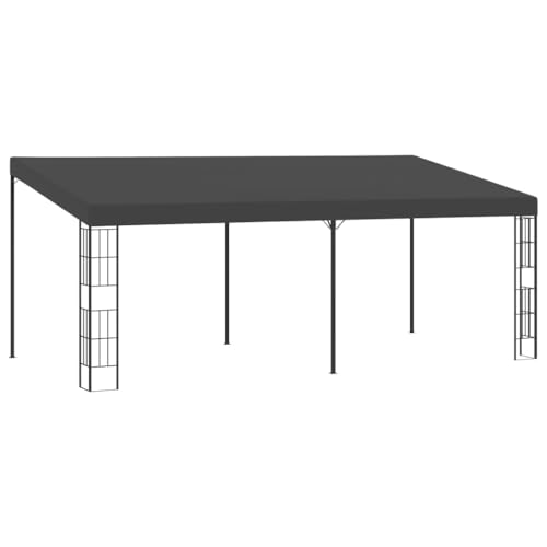 Qnhdfrt Wand Pavillon 6x3 m Anthrazit Outdoor Sonnendach mit PA-Beschichtung Stahlrahmen für Terrasse Garten und Camping Qnhdfrt Wand Pavillon 6x3 m Anthrazit Outdoor Sonnendach mit PA-Beschichtung Stahlrahmen für Terrasse Garten und Camping von Qnhdfrt