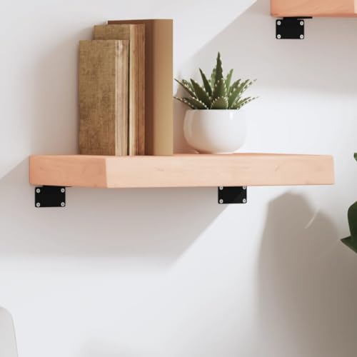 Qnhdfrt Wandregal Eiche Massivholz Unbehandelt 40x20x6 cm Naturkante Stabiles Schweberegal für Wandmontage Qnhdfrt Wandregal Eiche Massivholz Unbehandelt 40x20x6 cm Naturkante Stabiles Schweberegal für Wandmontage von Qnhdfrt