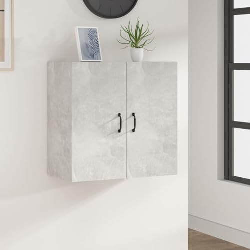 Qnhdfrt Wandschrank Betongrau 60x31x60 cm Holzwerkstoff Hängeschrank mit 2 Türen für Aufbewahrung in Küche Wohnzimmer Badezimmer Elegantes Design und Robust Qnhdfrt Wandschrank Betongrau 60x31x60 cm Holzwerkstoff Hängeschrank mit 2 Türen für Aufbewahrung in Küche Wohnzimmer Badezimmer Elegantes Design und Robust von Qnhdfrt