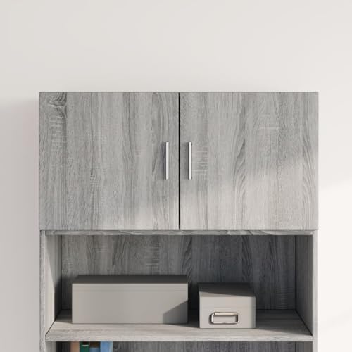 Qnhdfrt Wandschrank Grau Sonoma 80x42,5x40 cm Holzwerkstoff Sideboard Küchenschrank mit Stauraum für Wohnzimmer Küche Flur Qnhdfrt Wandschrank Grau Sonoma 80x42,5x40 cm Holzwerkstoff Sideboard Küchenschrank mit Stauraum für Wohnzimmer Küche Flur von Qnhdfrt