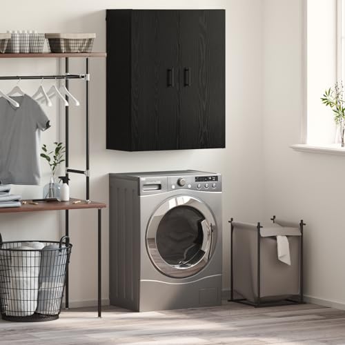 Qnhdfrt Wandschrank Schwarze Eiche 69.5 x 34 x 90 cm Holzwerkstoff Modernes Design mit Regalen für Wohnzimmer, Schlafzimmer & Flur Qnhdfrt Wandschrank Schwarze Eiche 69.5 x 34 x 90 cm Holzwerkstoff Modernes Design mit Regalen für Wohnzimmer, Schlafzimmer & Flur von Qnhdfrt