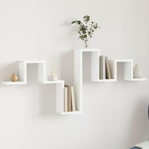 Qnhdfrt Weißes Wandregal Bücherregal 104,5x10x43 cm Holzwerkstoff Schmal Mit Großem Stauraum Für Wohnzimmer Büro Schlafzimmer Qnhdfrt Weißes Wandregal Bücherregal 104,5x10x43 cm Holzwerkstoff Schmal Mit Großem Stauraum Für Wohnzimmer Büro Schlafzimmer von Qnhdfrt