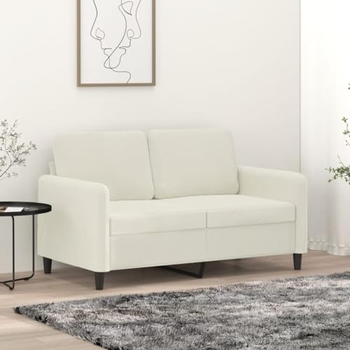 Qnhdfrt Zweisitzer Sofa aus Samt in Creme 120 cm Sitzbreite Weich und Bequem mit Modernem Design für Wohnzimmer Jugendzimmer Qnhdfrt Zweisitzer Sofa aus Samt in Creme 120 cm Sitzbreite Weich und Bequem mit Modernem Design für Wohnzimmer Jugendzimmer von Qnhdfrt