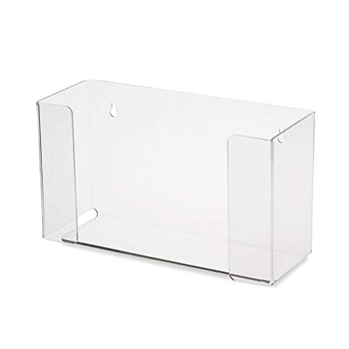 QoFina Handschuhspender Wandhalterung - Transparenter Handschuhe Spender Wandhalterung Klarsichtige Acryl Gesichtsmaske Behälter für Einweghandschuhe QoFina Handschuhspender Wandhalterung - Transparenter Handschuhe Spender Wandhalterung Klarsichtige Acryl Gesichtsmaske Behälter für Einweghandschuhe von QoFina