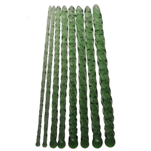 Qodpxxi Grün 20Cm Lang Glas Gewinde Harnröhren Dilatatoren Glattes Kristall Penis Plug Stab Dilator Urethral Katheter Sounding Stimulation Harnröhrenspiele SM Erotik Sexspielzeug für Männer von Qodpxxi