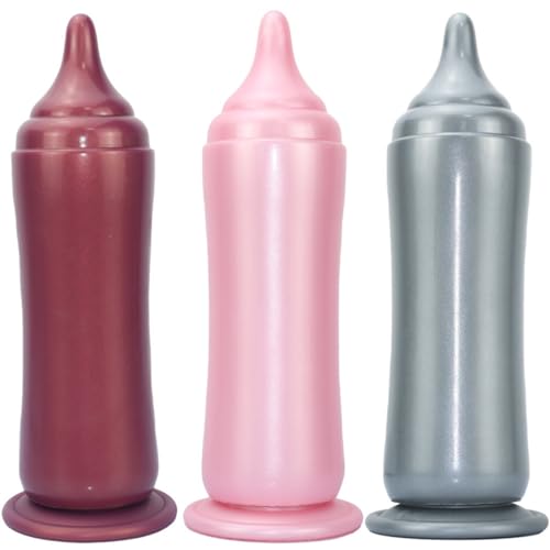 Qodpxxi Silikon Realistischer Flaschenform Dildo Riesiger Buttplug Analplugs Analkugeln Analdildo Anus Dilatator G-Punkt Masturbation Prostata Stimulation Extrem Analsexspielzeug für Frau Männer von Qodpxxi