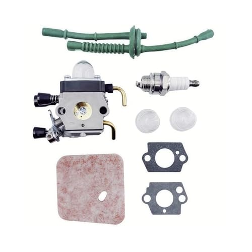 Vergaser passend for FS38 FS45 FS46 FS74 FS75 FS76 FS80 FS85 FS46C FS55 FS55R FS55RC KM55 HL45 Rasentrimmermotor(1 Set) von QoeLiue