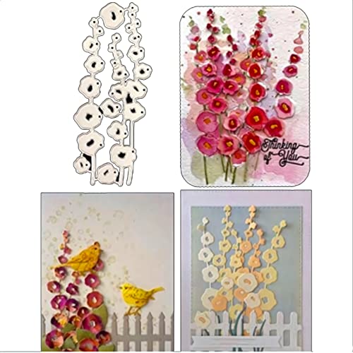 Qoiseys Blume Metall Stanzschablone Die Stanzen Basteln Prägeschablone, Stanzungen für DIY Scrapbooking Fotoalbum Dekoratives Papier Basteln Prägeschablone von Qoiseys