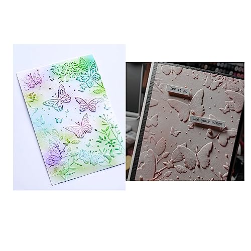 Qoiseys Halloween Kürbis und Hirsch Kunststoff Prägeschablone für Kartenherstellung, Prägeschablone Papier Karte Prägeschablone für DIY Scrapbooking Fotoalbum Karte Papier Handwerk Dekoration (20) von Qoiseys