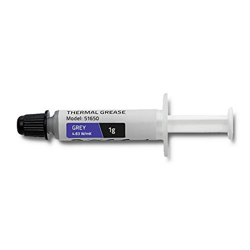 Qoltec Wärmeleitpaste 4.63 W/m-K 1g Grau, 8 µm, 3.15 g/cm³, Spritze, 51650 von Qoltec