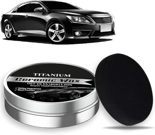 Altinoran Titanium Ceramic Wax, Altinoran Ceramic Wax, Auto Car Scratch Repair Remover Wax Paste Polish Vehicle Paint Care, for Deep Scratches, Long Lasting Protection (1Pcs) von Qoobom