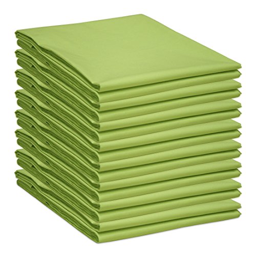 Tischdecke 100% Baumwolle Diverse Farben und Größen XXL Tischtuch Gelbgrün 240 x 250 cm von Qool24