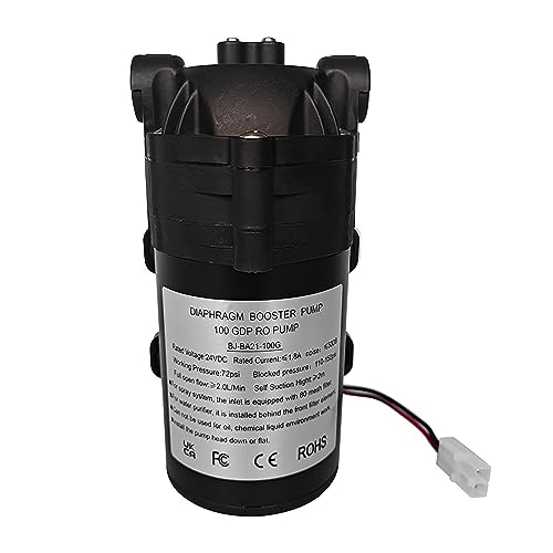 DC24V Membran Booster Pumpe 60w 100g 3/8 Weibliche Gewinde Selbstpriming Wasserverstärker Pumpenpumpen -Gartenteich Bewässerung von Qotolite